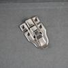 WellieSTR 5 Units Toggle case Catch Boxes Chest Trunk Tool Box Suitcase Closure Clasp Latch with Rivets (Silver) view 3