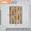 Fandeli | Waterproof Sandpaper | 1500 Grit | 25 Sheets 9'' x 11'' | For Car Polishing, Wooden Furniture Sanding and Metal Sanding | Water Resistant view 4