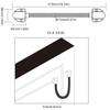 UHPPOTE Alloy Door Loop for Exposed Mounting Applicable To Access Control Protect Wires view 2