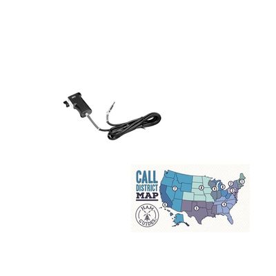 Bundle - 2 Items - Heil Sound Hand Switch for PTT and Ham Guides TM Pocket Reference Card