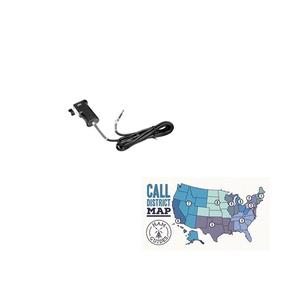 Bundle - 2 Items - Heil Sound Hand Switch for PTT and Ham Guides TM Pocket Reference Card