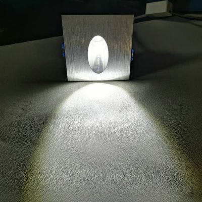 LUMINTURS Square 3W Dimmable LED Wall Sconces Corner Step Light Fixture R...