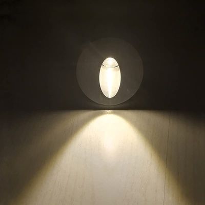 LUMINTURS 3W LED Wall Sconces Corner Step Light Fixture Recessed Lamp + J...