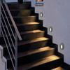 LUMINTURS 3W LED Wall Sconces Corner Step Light Fixture Recessed Lamp + J... view 3
