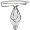 Upgradelights 5 Inch Set of 6 Chandelier Shades in Eggshell Pure Silk 2.5x5x4.25 view 2