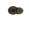 Grandeur 820193 Circulaire Rosette Privacy with Bouton Knob in Timeless Bronze, Privacy - 2.375 view 1