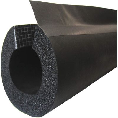 3-1/8" x 6 ft. Elastomeric Pipe Insulation, 1" Wall