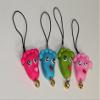Lucore Wacky Feet Clay Figurine Phone Charms w Dust Plug - 4 pc Set view 3