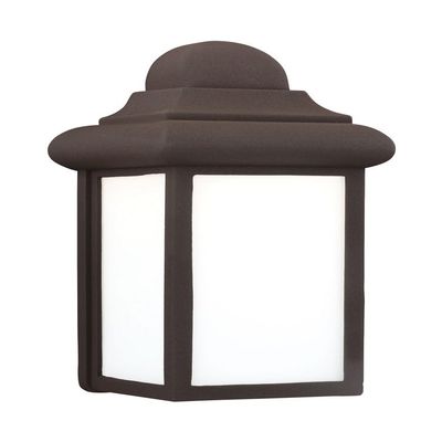 Generation Lighting 8788-10 Transitional One Light Outdoor Wall Lantern from Generation-Mullberry Hill Collection in Bronze/Dark Finish