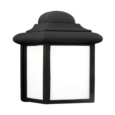 Sea Gull Lighting 8788-12 Mullberry Hill Outdoor Wall Sconce, 1-Light 100 Watts, Black