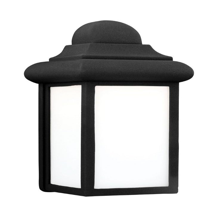 Sea Gull Lighting 8788-12 Mullberry Hill Outdoor Wall Sconce, 1-Light 100 Watts, Black