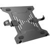 Mount-It! Laptop VESA Mount Tray for VESA Monitor Arms and Stands | Steel Tray with Ventilation and Adjustable Clamps for Notebooks Up to 16.5" Width, Attaches to Monitor Stand 75mm & 100mm VESA view 1