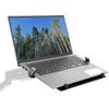 Mount-It! Laptop VESA Mount Tray for VESA Monitor Arms and Stands | Steel Tray with Ventilation and Adjustable Clamps for Notebooks Up to 16.5" Width, Attaches to Monitor Stand 75mm & 100mm VESA view 2