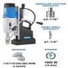 CS Unitec | MABasic 850 | Four-Gear Portable Magnetic Drill Press.1,800 Watts, 110 Volts, Hole Capacity up to 3-1/16" Diameter and 10" Stroke, Powerful, Reliable - Made in Germany view 2