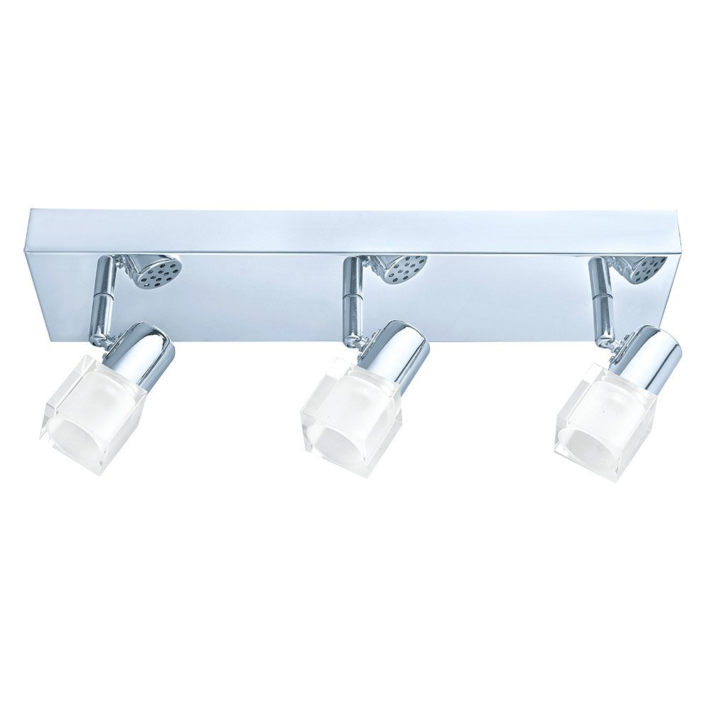 EGLO 200905A Nocera LED Track Light, 4.88x16.88x4.38, Chrome Finish