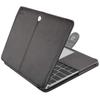 MOSISO PU Leather Case Compatible with MacBook 12 inch Case A1534 with Retina Display 2017 2016 2015 Release, Portfolio Protective Stand Cover Sleeve, Black view 1