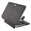 MOSISO PU Leather Case Compatible with MacBook 12 inch Case A1534 with Retina Display 2017 2016 2015 Release, Portfolio Protective Stand Cover Sleeve, Black view 2