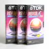 TDK T-120 REVUE STANDARDS GRADE VHS VIDEO CASSETTE TAPE 6 HRS, SET OF 3 view 1