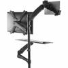 CTA Digital: 2-in-1 Adjustable Monitor Tablet Mount Stand with Keyboard Tray, black (PAD-2AMTK) view 3
