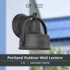 DESIGNERS FOUNTAIN Portland Outdoor Light Fixture, 8 Inch Exterior Wall Lantern Sconce for Front Door, Patio and Porch, Weathered Pewter, 33121-WP view 2