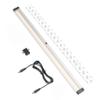 EShine Extra Long 20 inch LED Dimmable Under Cabinet Lighting Strip with Hand Wave Motion Sensor, Black, with Accessories (No Power Supply Included), Warm White (3000K) view 1