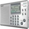 Sangean ATS-405 FM-Stereo/AM/Short Wave World Band Receiver, Silver view 1