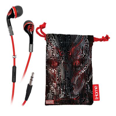 eKids Avengers Age of Ultron Noise Isolating Earphones with Pouch, Vi-M15UL.FX