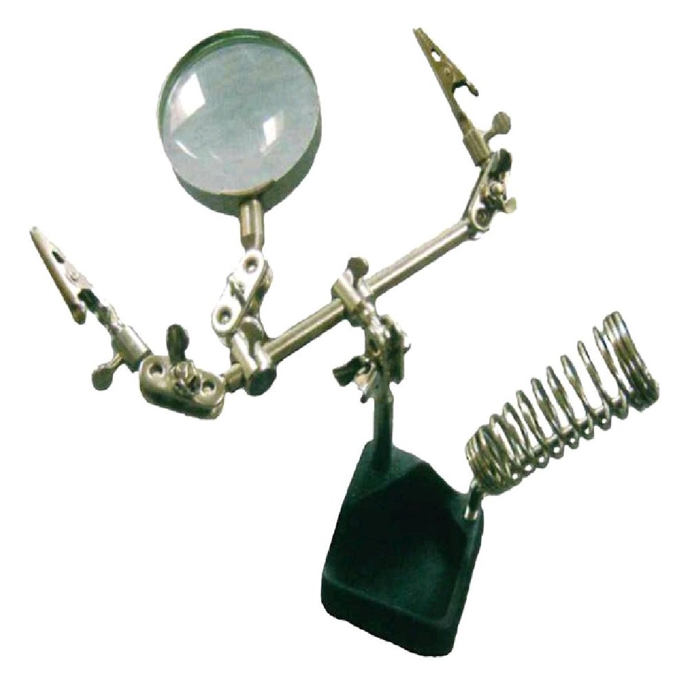 Squadron Products Mini 2 Clamp Part Holder with Magnifier Model Kit