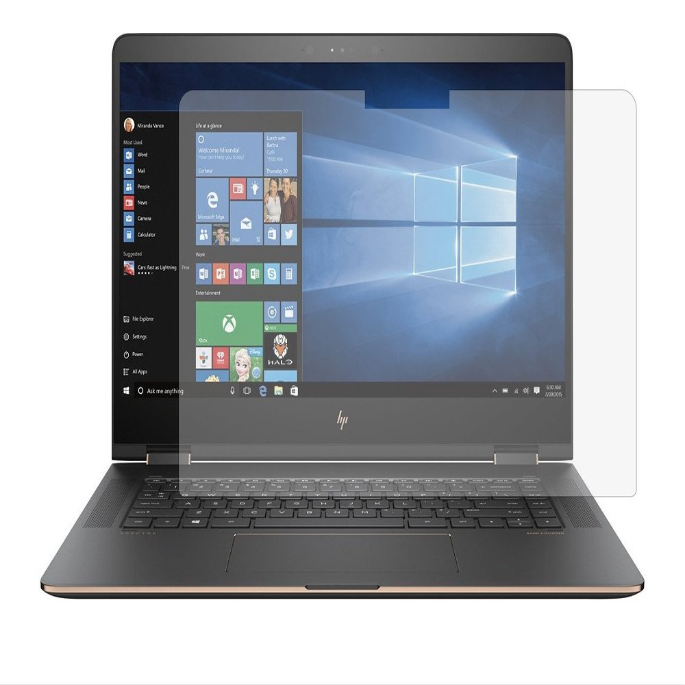 PcProfessional Screen Protector (Set of 2) for HP Spectre x360 15t [Release After February 2017] BL-Series 15-BL012dx 15-BL075nr 15 15.6" Touch Screen Laptop High Clarity Anti Scratch