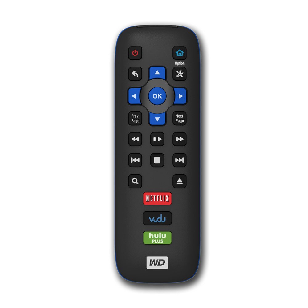 USARMT New Remote Control Compatible with Western Digital WD TV Play Remote for Western Digital Streaming Box