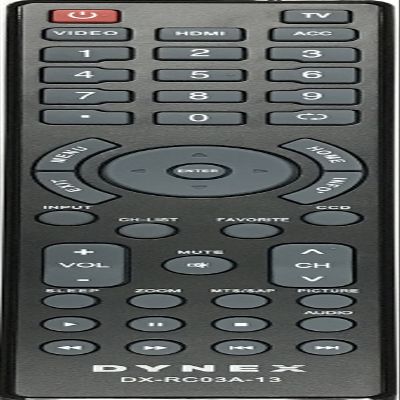 USARMT New Replaced Dynex DX-RC03A-13 Remote for Dynex TV DX32E250A12, DX32L221A12, DX40L260A12, DX40L260A12, LC19SB25U, TH50PX77U, TH50PZ700U