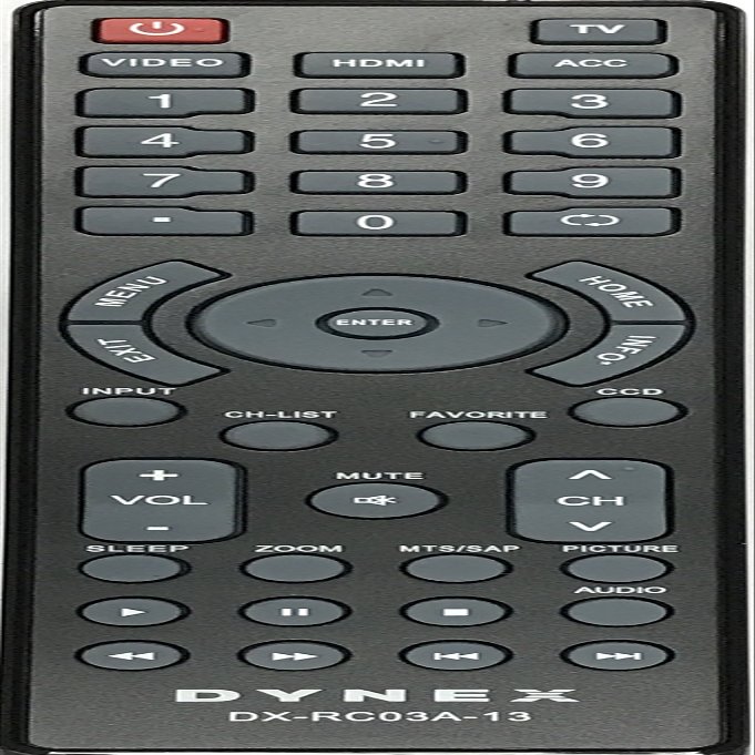 USARMT New Replaced Dynex DX-RC03A-13 Remote for Dynex TV DX32E250A12, DX32L221A12, DX40L260A12, DX40L260A12, LC19SB25U, TH50PX77U, TH50PZ700U