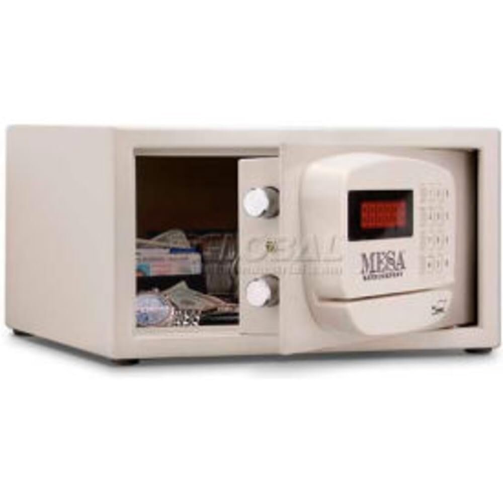 Mesa MH101E-WHT-KA Hotel Safe in White with Electronic Lock