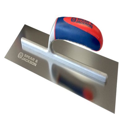 Spear & Jackson 10613SF/14 S/F HDL Stainless Plastering Trowel, Blue, 13-Inch