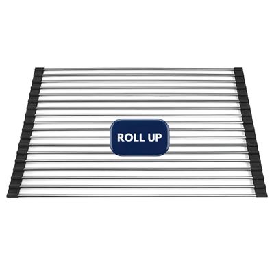 Nantucket Sinks RUM Roll Up Dish Drying Rack Over The Sink, Foldable