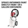 Titan ControlMax 1700 Pro 580006 w/ Cart High Efficiency Airless Paint Sprayer, HEA technology decreases overspray by up to 55% while delivering softer spray view 3
