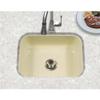 Houzer PCS-2500 SL 23 Inch Porcel Enamel Steel Kitchen Sink, Undermount, Single Bowl, Non Porous Surface Impervious to Cracks and Chips, Cabinet Compatibility, Slate view 2