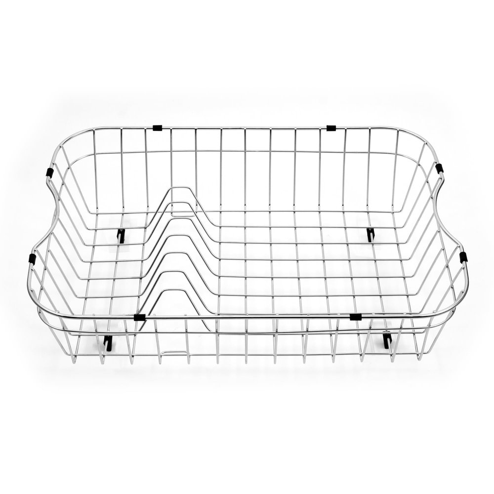 Houzer Stainless Steel Kitchen Sink Rinsing Basket, Produce Strainer