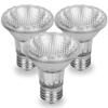 Par 20 3 Pack FL25 35PAR20/FL 35 Watt Halogen Spot Light Bulb Replacement 120V 130V Base Flood Beam Lighting Range Hood Oven PAR20 Reflector Excel Bulbs DL Kitchen Bathroom Ceiling Can Lamp 35W E26 3P view 1