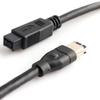 PASOW FireWire 800 to 400 9 to 6 pin Cable (9pin 6pin) 6FT, IEEE 1394 Firewire 800 9-pin/6-pin Cable 6 Feet(9 pin to 6 pin) view 4