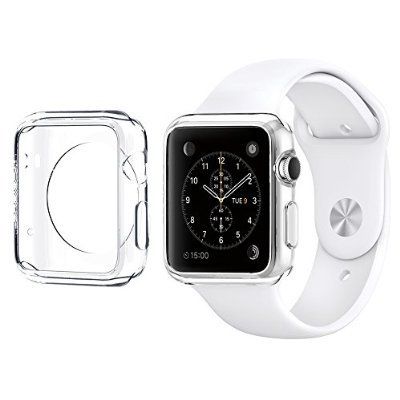 Apple Watch Case, Surpass? [Ultra-Thin] Apple Watch 42mm Case [Liquid Crystal] TPU Soft Case for Apple Watch 42mm (2015) - Crystal Clear