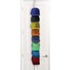 IdeaWorks Multipurpose over Door Organizer Eight Adjustable Vertical Strip Any Door Hats Purses Backpacks Scarves view 1