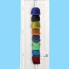 IdeaWorks Multipurpose over Door Organizer Eight Adjustable Vertical Strip Any Door Hats Purses Backpacks Scarves view 4