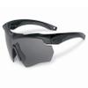 ESS Gray Safety Glasses, Scratch-Resistant, Wraparound Black, One Size view 1