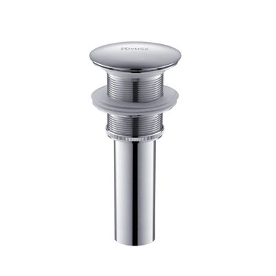 RIVUSS PU-100-CH Solid Brass Pop-Up Drain, Chrome