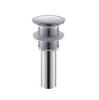 RIVUSS PU-100-CH Solid Brass Pop-Up Drain, Chrome view 1