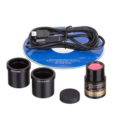 AmScope 3.0 Mega Pixel USB Still Photo & Live Video Microscope Imager Digital Camera 3MP,MD300