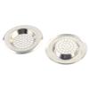 uxcell Metal Bathroom Round Sink Basin Garbage Strainer Stopper 3.4cm Internal Dia 2 PCS view 1