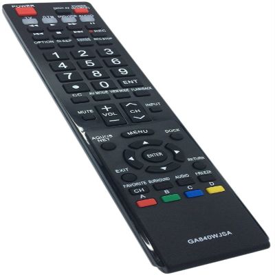 USARMT New Replaced Sharp GA840WJSA Remote for Sharp AQUOS LC-40LE810 LC-40LE820 LC-46LE810 LC-46LE820 LC-52LE810 LC-52LE820 LC-60LE810 LC-60LE820 TVs