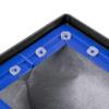 NDS 1200FFRTL Square Catch Basin Drain Filter, for Clog-Free Drainage and Infiltration Systems, Removable Filter, 12-Inch, for Small Lawns, Landscaping, and Patios, Plastic & Geotextile Fabric, White view 3